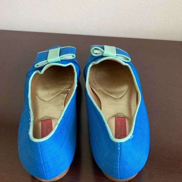 Isaac Mizrahi Flat Shoes in Blue & Turquoise - Picture 2 of 4